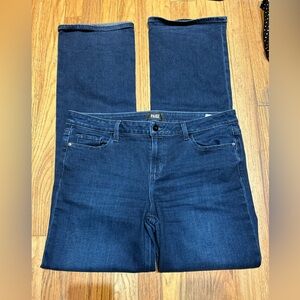 Paige Women’s Sloane Bootcut Jeans Dark Wash Blue Size 33
